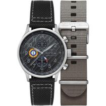 Relógio AVI-8 Classic Chronograph Carbon Fiber Black AV-4011-0W