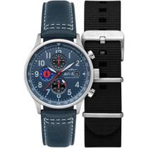Relógio AVI-8 Classic Chronograph Opal Blue AV-4011-1A