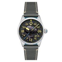 Relógio AVI-8 Spitfire Peanuts Snoopy Flying Ace Automatic Charcoal Grey AV-4150-01