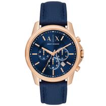 Relógio AX couro masculino AX1723B1 D1DX Relógio AX couro masculino AX1723B1 D1DX