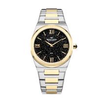 Relógio Backer Feminino 3644134F Fashion Prata/Dourado