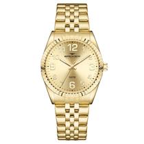 Relógio Backer Feminino Ref: 10306145f Ch Clássico Dourado