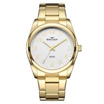 Relógio Backer Feminino Ref: 10447145M Br Clássico Dourado