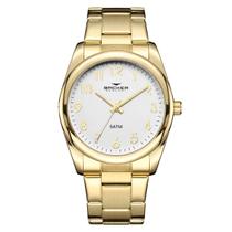 Relógio Backer Feminino Ref: 10447145m Br Clássico Dourado