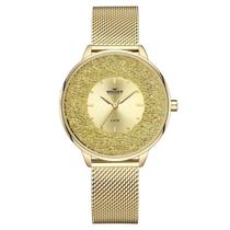 Relógio Backer Feminino Ref: 14030145F Ch Fashion Dourado