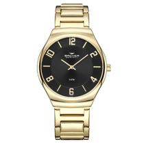Relógio Backer Feminino Ref: 6323145M Pr Casual Dourado