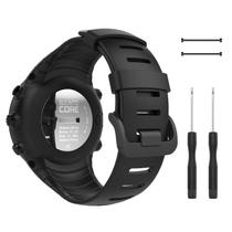 Relógio Band MoKo Suunto Core Smart Watch, todo preto em TPU