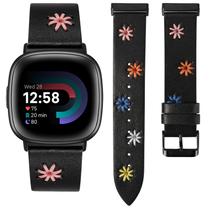 Relógio Band Wearlizer Leather para Fitbit Versa 4/3/Sense 2