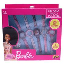 Relogio Barbie Troca Pulseiras 5 Sortimentos FUN Relogio Barbie Troca Pulseiras 5 Sortimentos FUN