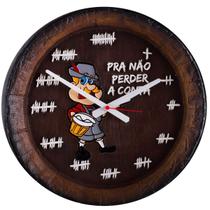 Relógio Barril Decorativo Grande - Pra Não Perder a Conta 721 Relógio Barril Decorativo Grande - Pra Não Perder a Conta 721