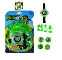 Relógio Ben 10 Com Lancador De Disco, Som E Luz Relógio Ben 10 Com Lancador De Disco, Som E Luz