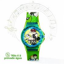 Relógio Ben 10 para Crianças Colorido, Divertido e Confort - Tudo em Caixa
