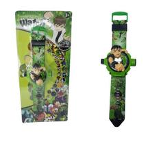 Relógio Ben10 Projeta 24 Imagens Infantil