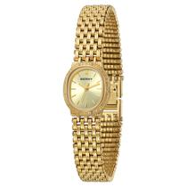 Relógio BERNY Oval Gold Quartz 3ATM Waterproof Small Relógio BERNY Oval Gold Quartz 3ATM Waterproof Small