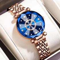 Relógio Binbond Feminino Zircônia Rosé ul 3 Atm De Pulso