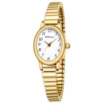 Relógio BOFAN Small Gold Feminino com Pulseira de Aço Inoxidável Relógio BOFAN Small Gold Feminino com Pulseira de Aço Inoxidável