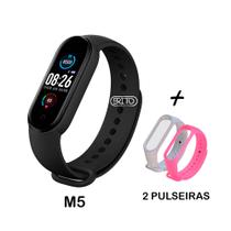 Relogio Bracelet Digital M5 Bluetooth Saude + 2 Pulseiras