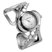 Relógio Bracelete Arraia Luxo Feminino Cansnow Aço Inox Relógio Bracelete Arraia Luxo Feminino Cansnow Aço Inox
