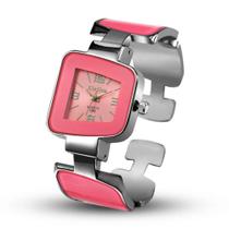 Relógio Bracelete Feminino Aço Inoxidável Analógico Quartzo