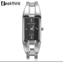 Relógio Bracelete Feminino Aço Inoxidável Geekthink