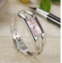 Relógio Bracelete Feminino Aço Inoxidável Geekthink