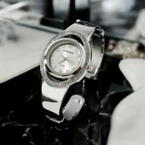 Relógio Bracelete Feminino Cansnow Luxo Aço Inox Relógio Bracelete Feminino Cansnow Luxo Aço Inox