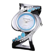 Relógio Bracelete Feminino Cansnow Luxo Aço Inoxidável C070