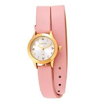 Relógio Bracelete Feminino Condor Dourado E Rosé Pequeno