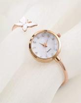 Relógio Bracelete Feminino Luxo Aço Inox Quartz Relógio Bracelete Feminino Luxo Aço Inox Quartz