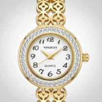 Relógio Bracelete Feminino Vinanzi Riga Impecável em Aço Inox, Resistente à Água, Analógico, Quartzo, Acompanha Pulseira e Caixa de Brinde
