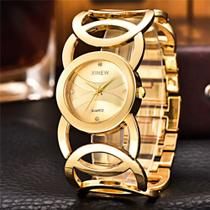 Relógio Bracelete Feminino Xinew Analógico Quartzo Aço Luxo Relógio Bracelete Feminino Xinew Analógico Quartzo Aço Luxo