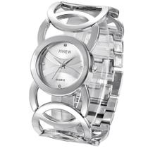 Relógio Bracelete Feminino Xinew Luxo Aço Inoxidável Relógio Bracelete Feminino Xinew Luxo Aço Inoxidável