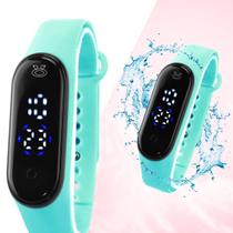 relogio bracelete prova dagua silicone digital feminino presente ajustavel qualidade premium