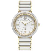 Relógio Branco Feminino Technos Elegance Ceramic/Saphire 2015CEK/2B
