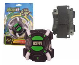 Relógio Brinquedo Ben 10 Omnitrix Hora Luz Sons Aliens - bblk