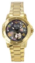 Relógio Bulova 97P171 Marine Star Dourado Automático 35 mm