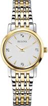 Relógio Bulova 98P115 Feminino Classic com Diamantes Bicolor