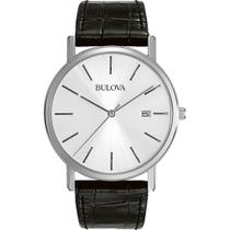 Relógio Bulova Classic com calendário de 3 ponteiros com data de 37 mm para homens