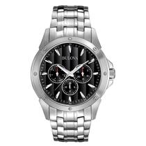 Relógio Bulova Classic Dress, 6 mãos, multifuncional, 43 mm, masculino