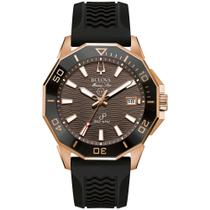 Relógio Bulova Marine Star 98B421 43mm Silicone Preto
