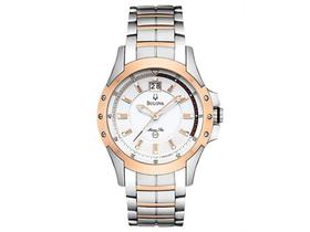 Relógio Bulova WB31630Z Masculino Casual Analógico - Data Pulseira de Aço Prova dÁgua