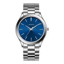 Relógio BUREI Fashion Minimalist Business à prova d'água para homens