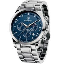 Relógio BY BENYAR Chronograph Quartz em Aço Inoxidável para Homens Relógio BY BENYAR Chronograph Quartz em Aço Inoxidável para Homens