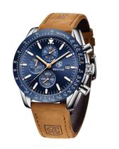 Relógio BY BENYAR Chronograph Quartz para homens à prova d'água 30m