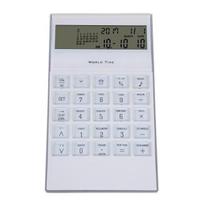 Relógio Calculadora E Calendário Herweg Branca 8506-242
