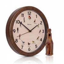 Relógio Canto de Aves + Apito Profissional Rola Modelo 21