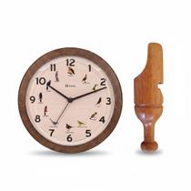 Relógio Canto de Passarinho + Apito Codorna Modelo 28