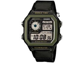 Relógio Casio AE-1200WHB-1BVDF Pulseira Nylon Relógio Casio AE-1200WHB-1BVDF Pulseira Nylon