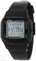 Relógio Casio, banco de dados multilíngue masculino DB36-1AV, resina 50m