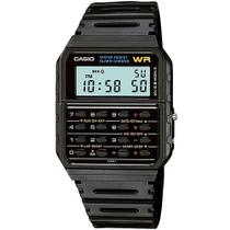 Relógio Casio CA53W-1, calculadora de 8 dígitos, resistente à água